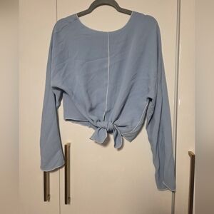 Babaton Blouse With Front Tie